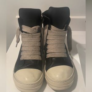 Rick Owens Drkshdw “Black Milk” Highs Sz 42